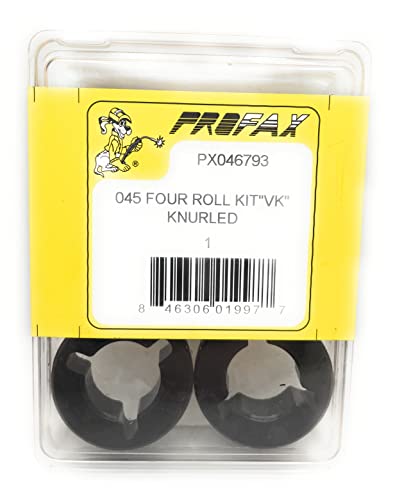 Profax PX046793, Miller Style VK-Groove .045" Drive Roll Kit, 4 roll Set