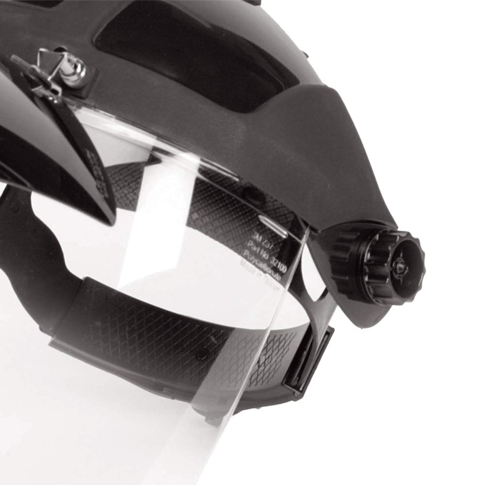 Sellstrom DP4, Face Shield, Clear Anti Fog Polycarbonate Window with Shade 8 Flip Up Visor