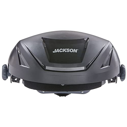 Jackson Safety High Impact Resistant F4XP Premium Crown with Ratcheting Headgear, Universal Window Pattern (Window Not Included), Black, 14260