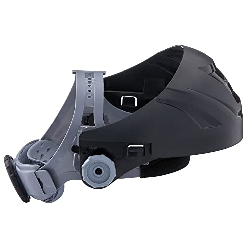 Jackson Safety High Impact Resistant F4XP Premium Crown with Ratcheting Headgear, Universal Window Pattern (Window Not Included), Black, 14260