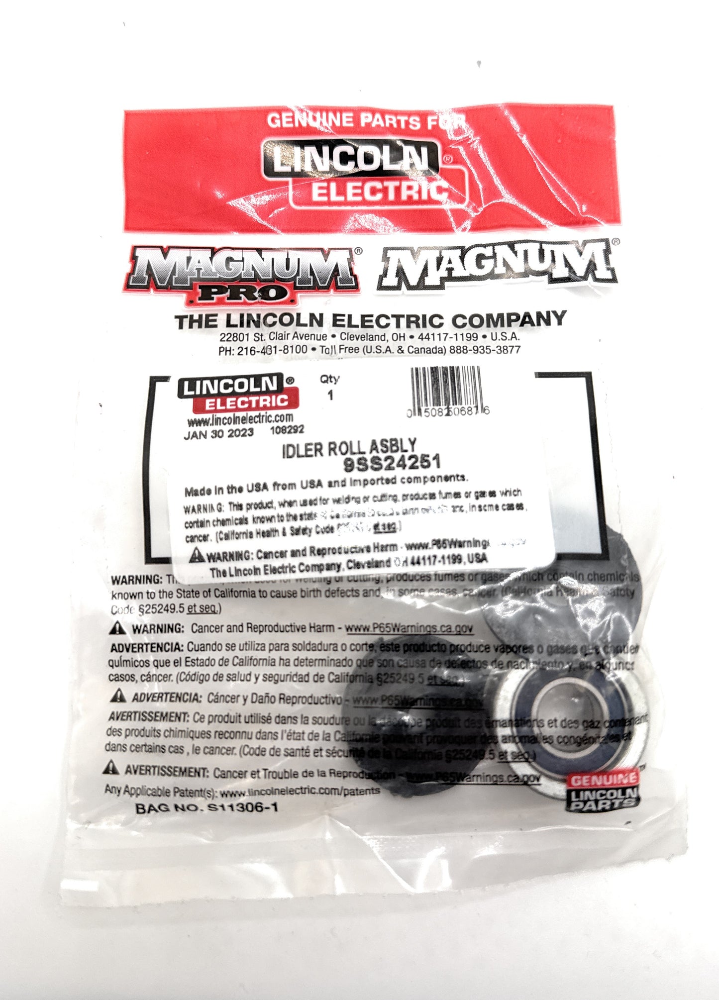 Lincoln Electric S24251, Idler Roll Assembly Kit
