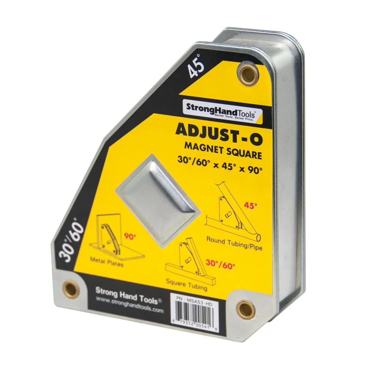 Strong Hand Tools MSA46-HD Adjust-O Heavy Duty Magnet Square