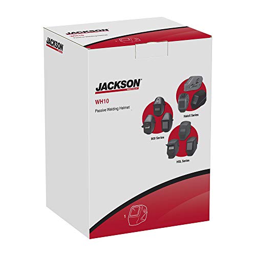 Jackson 15134, W10 HSL 100 Black Passive Welding Helmet (Pack of 4)