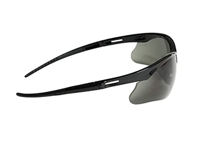 Jackson Safety 50006, SG Black Frame, Grey Lens, Safety Glasses,  Pack of (12)