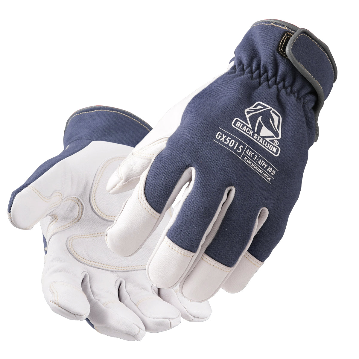 Black Stallion GX5015L, Large ARC-Rated Goatskin & FR Cotton Tig & Mechanics Glove (1 Pair)