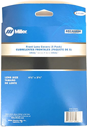 Miller Electric 271320, Front Lens Cover, Polycarbonate, Pack of (5)