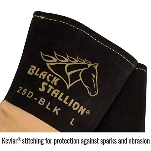 Black Stallion 25DM, Medium Deerskin TIG Welding Glove, 1 Pair