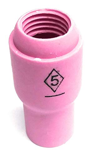 Weldmark By CK  Alumina Nozzle #5 Cup Size: 5/16" x 1-5/32" For Torch # 9, 20, 25 PK = 10 (13N09-5/16")