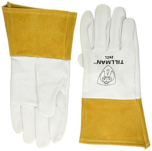 John Tillman 24C-L, Kidskin TIG Welders Glove with Kevlar Stitching, Pack of (1)