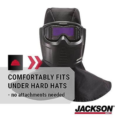 Jackson Safety 46200, Rebel Welding Mask Goggles, Flame Resistant Welding Hood