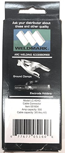 LC40HD Weldmark By Lenco Cable Connector Set (1 Male / 1 Female)