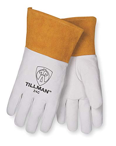 John Tillman 24C-S, Kidskin TIG Welders Glove with Kevlar Stitching, Pack of (1)