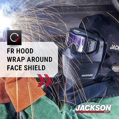 Jackson Safety 46200, Rebel Welding Mask Goggles, Flame Resistant Welding Hood