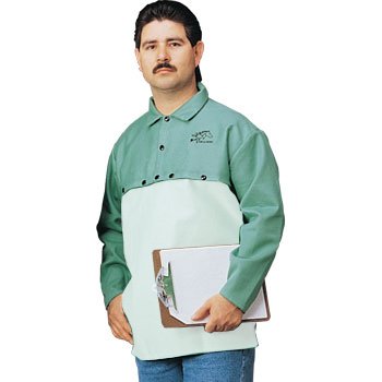 Black Stallion F2-21CS 9oz. Green FR Cotton Welding Cape Sleeve, X-Large