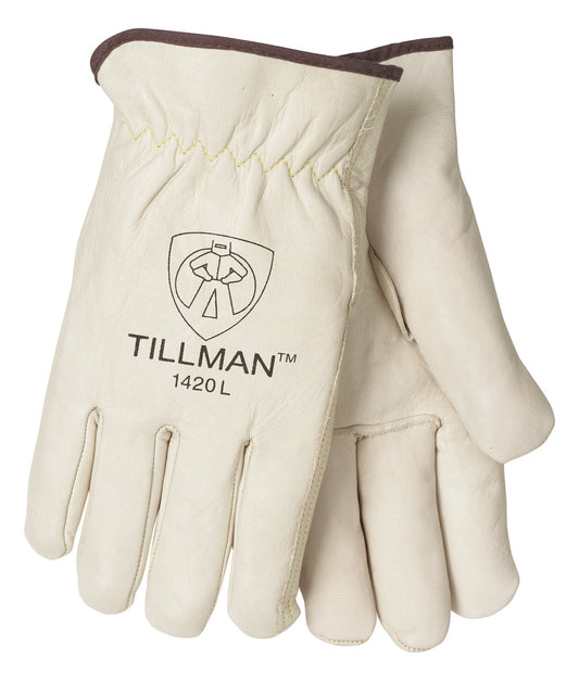 Tillman 1420M, Medium Pearl Leather Drivers Glove, 1 Pair