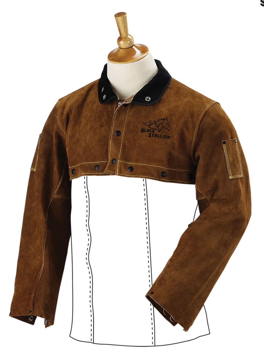 Black Stallion 21CS-XL, X-Large Split Cowhide Welding Cape Sleeve