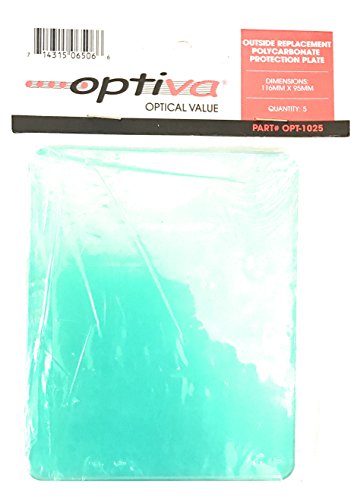 OPT-1025 Arc One, Optiva Outside Cover Lens 116mm x 95mm, Pack of (5)