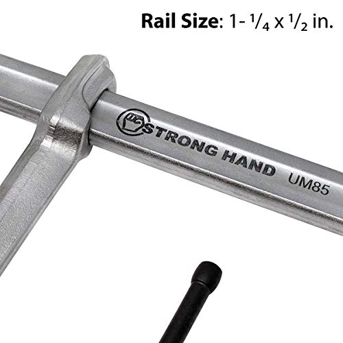 Strong Hand UM125-C3, 4-in-1 Clamping System, Regular Duty Bar Clamp, Capacity 12-1/2",