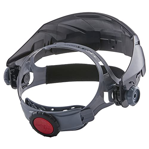 Jackson Safety High Impact Resistant F4XP Premium Crown with Ratcheting Headgear, Universal Window Pattern (Window Not Included), Black, 14260