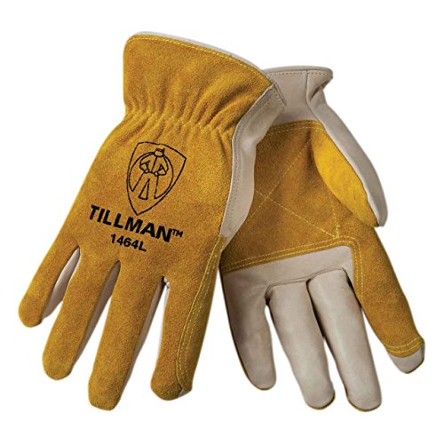 Tillman 1464 Top Grain Cowhide/Split Drivers Gloves - Large, 1 Pair