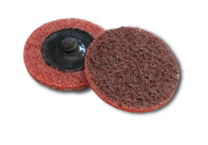 CGW 59504, Maroon, Medium, Non-Woven 2" Roll-on Disc, Pack of (50)