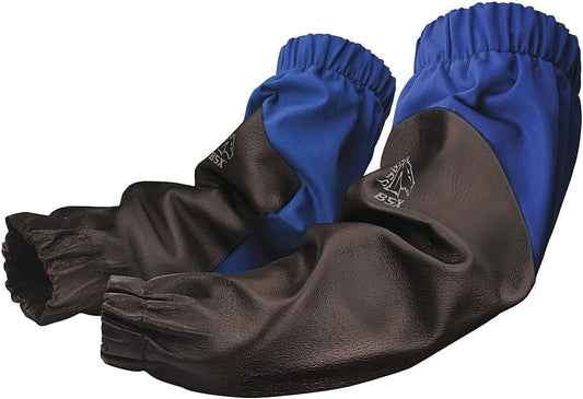 REVCO BX-19P, BSX Hybrid FR Cotton / Leather Sleeve, Royal Blue and Black