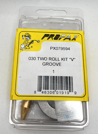 Profax PX079594, Miller Style V-Groove .030 Drive Roll Kit, 2 Roll set