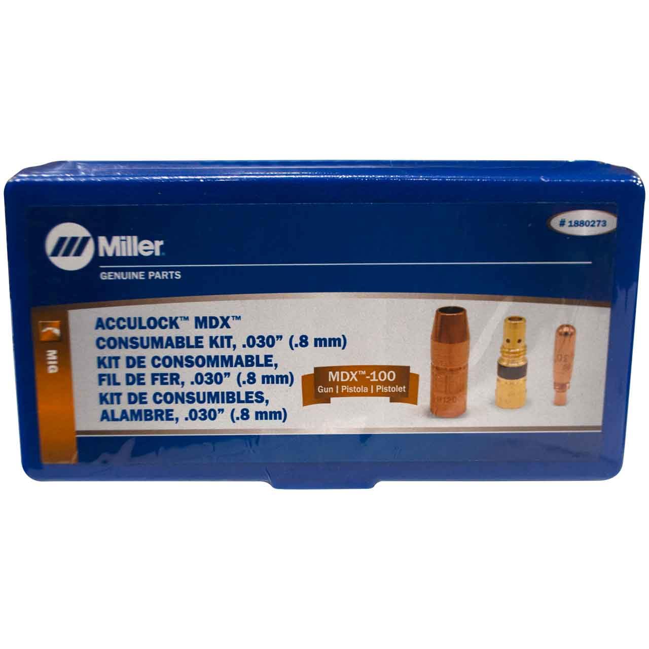 Miller 1880273, AccuLock MDX-100 Consumables Kit, 030" (0.8mm) wire