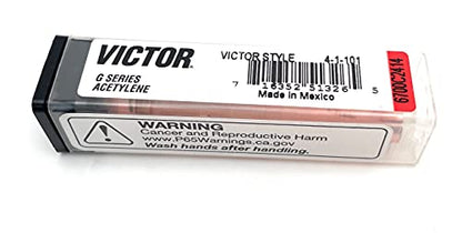 Victor 6700C2414, 4-1-101 Cut Skill Acetylene 350 Series Cutting Tip, 4-Size