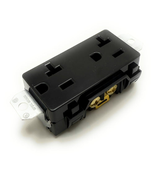 Miller 291785 Rcpt, Str Dx Grd, 2P3W 20A, 125V, 5-20R (Black)