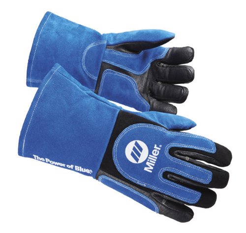 Miller Electric MIG/Stick Welding Gloves,Stick,PR, Large (263339)