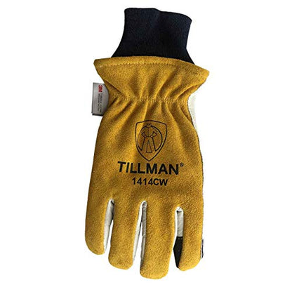 Tillman 1414CW Top Grain Cowhide Winter Drivers Gloves, Large, Pack of (1 Pair)