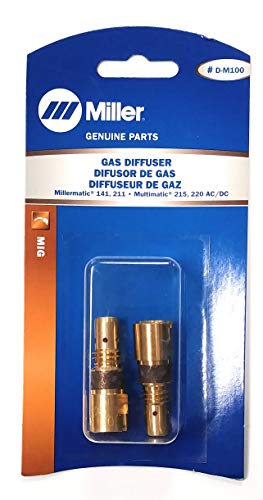 Miller Gas Diffuser for MIG Welding Gun, part no. D-M100 (2 per pack)