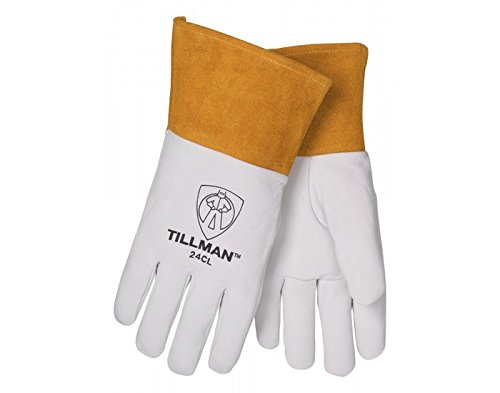 John Tillman 24c-M, Kidskin TIG Welders Glove with Kevlar Stitching, Pack of (1)