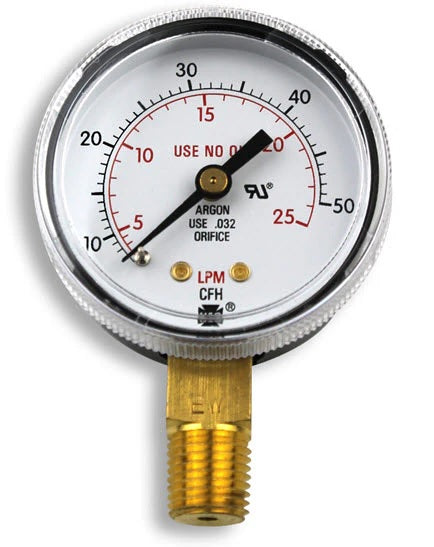 Miller GA136-03, 0-50 CFH Gauge, Smith Equipment, Pack of (1)