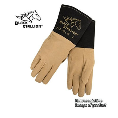 Black Stallion 25DM, Medium Deerskin TIG Welding Glove, 1 Pair