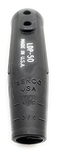 Lenco LDP-50M, 50mm Dinse Type Machine Plug, Black plug, 05303, Pack of (1)