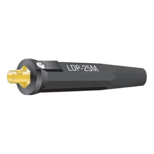 Lenco, 05283 LDP-25-M, 25mm Dinse; Black, Pack of (1)