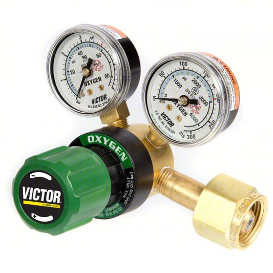 Victor 0781-4227 G150-60-540 Light Duty Oxygen Cylinder Regulator, CGA-540