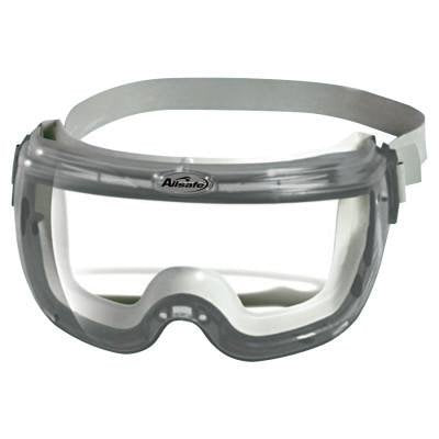 Kimberly-Clark 18483 V80 Revolution Goggles Black Frame, Clear Lens, Anti-fog/anti-scratch