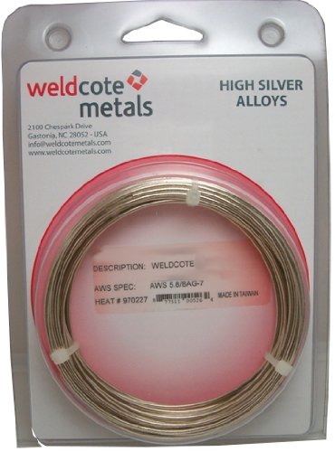 Weldcote"45CF" 1/16" x 3 troy oz coil Cadmium Free