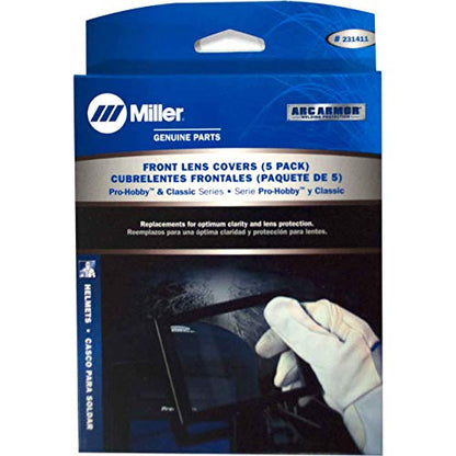 Miller 231411, Pro-Hobby Series Front Cover Lens, Pack of (5)