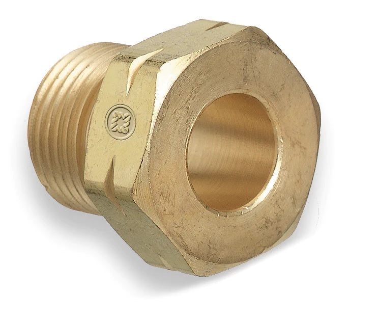 Western Enterprises 15-2 Regulator Inlet Nut, Acetylene (POL), Brass, CGA-510