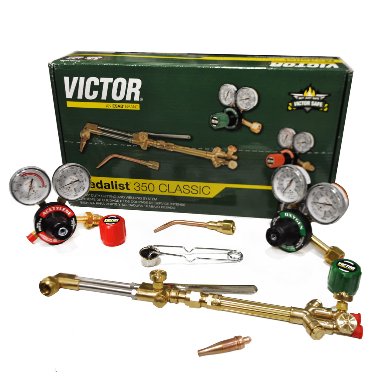 Victor 0384-2698 Victor Medalist G350 Classic HD Cutting Torch Outfit, CGA 540/510