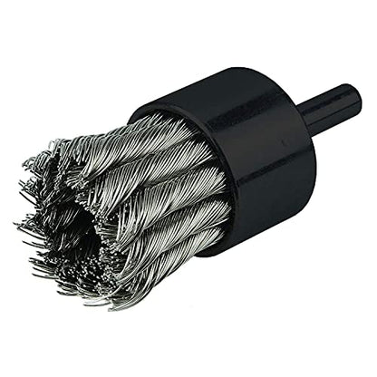 Weiler, 10031,  1-1/8-Inch Stainless Steel Knot Wire END Brush .014-Inch, Pack of (10)