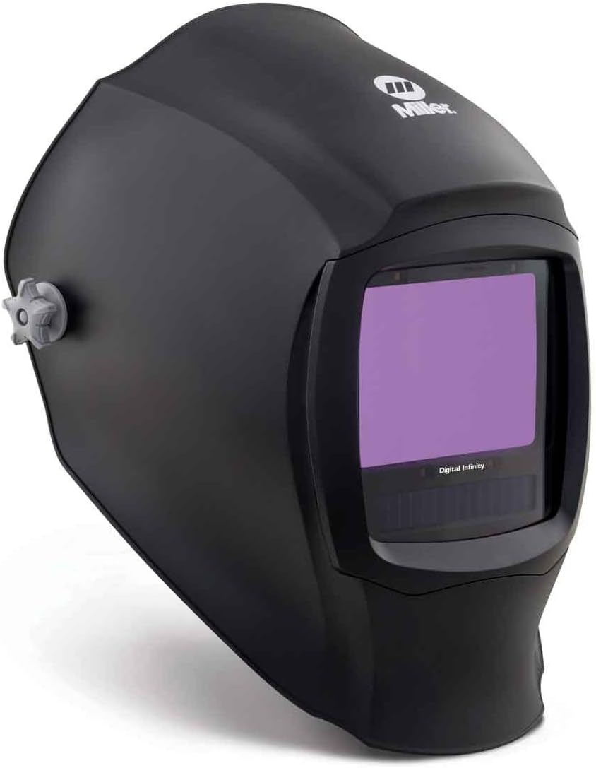 Miller 289714 Digital Infinity Welding Helmet with ClearLight 2.0 Lens, Black