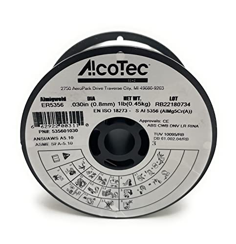 Alcotec 535601030, ER5356 .030", 1 lb. Spool Almigweld Aluminum MIG Welding Wire