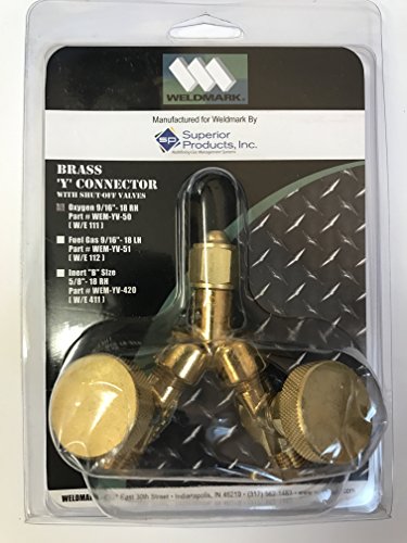 Weldmark YV-50 Valved "Y" Connection, Pack of (1)