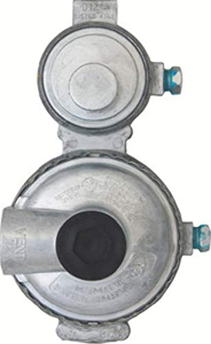 MEC COMPACT TWIN STAGE REGULATOR 1/4 IN. FNPT INLET X 3/8 IN. FNPT OUTLET -90� VENT, 11 IN. WC OUTLET