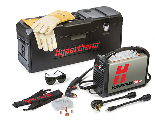 Hypertherm 088079 Powermax30 XP Building America Edition Hand Plasma System with Case and 15-Feet Lead